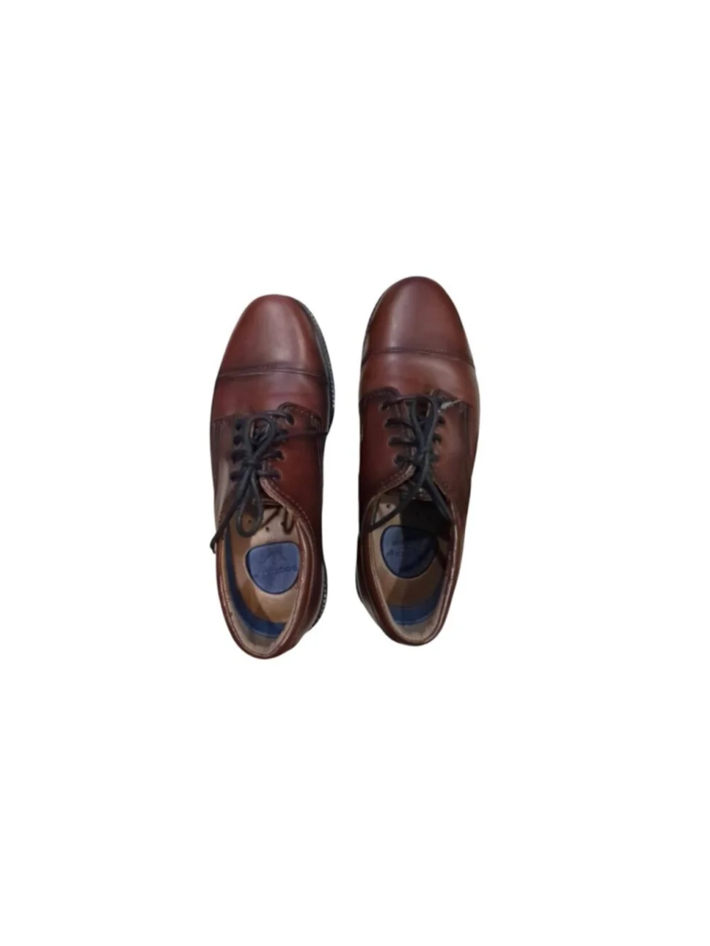 Dockers Men's 9M Brown Leather Dress Shoes Lace Up Loafers